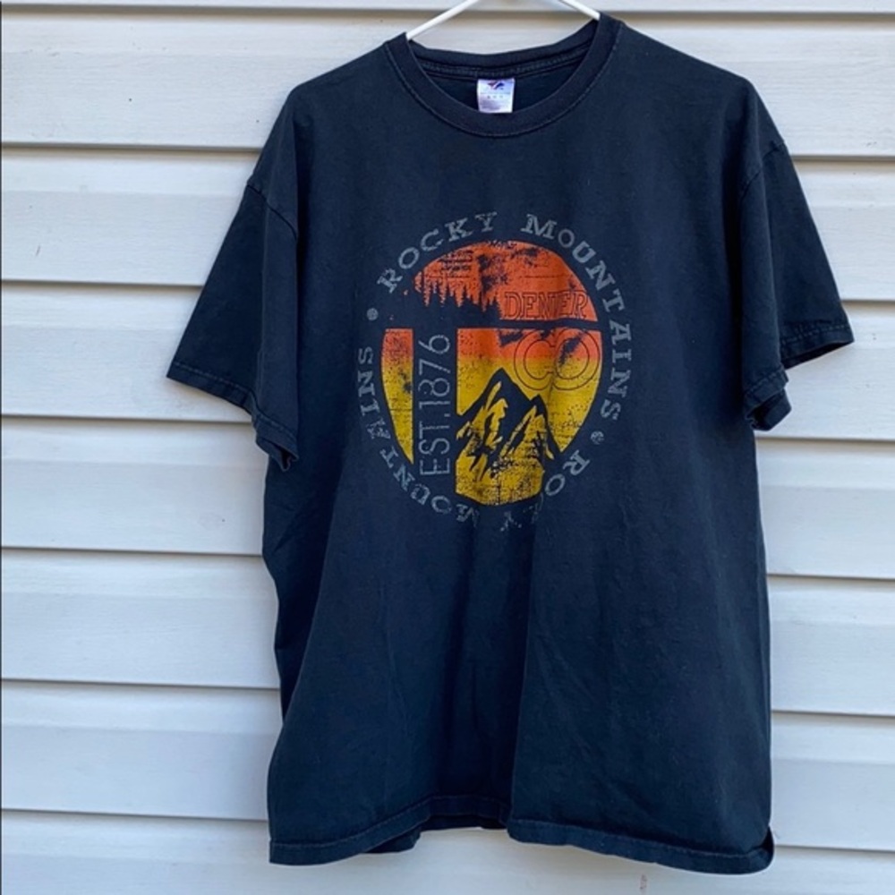 Rocky Mountains National Park Black Tshirt